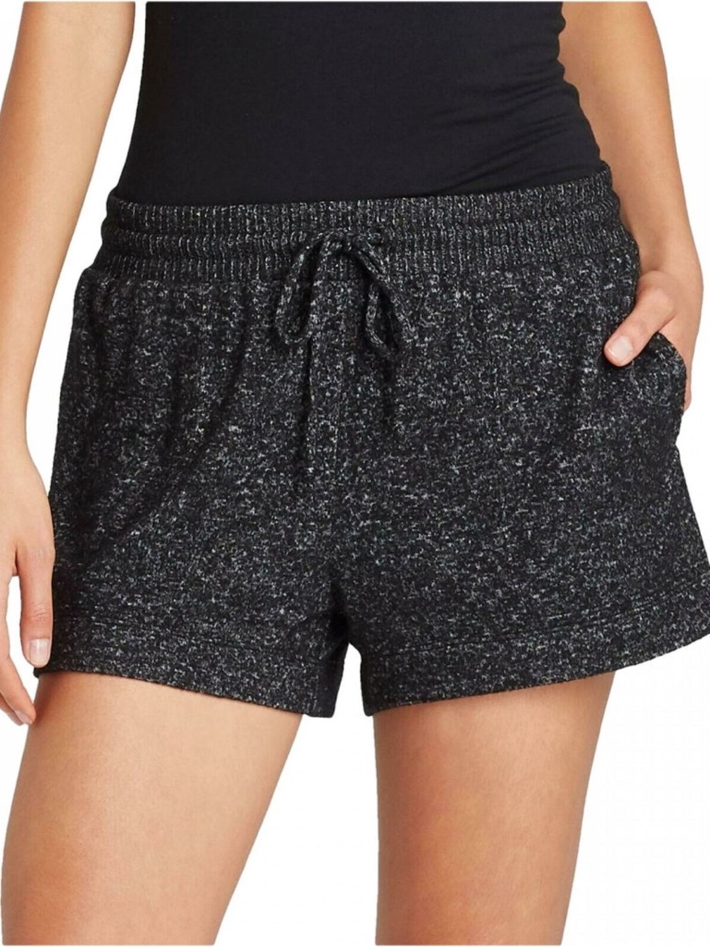 Stars Above Women’s Perfectly Cozy Lounge Charcoal Pajama Shorts Size Small